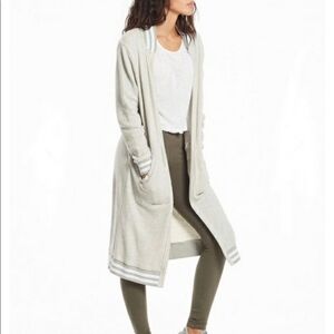 HardTail Women's Heather Grey Kimono Bomber